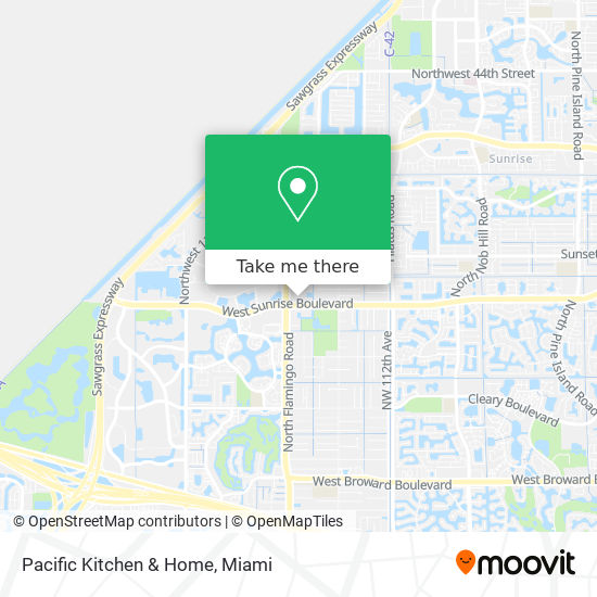 Pacific Kitchen & Home map