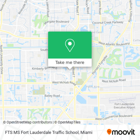 Mapa de FTS MS Fort Lauderdale Traffic School