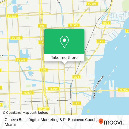 Geneva Bell - Digital Marketing & Pr Business Coach map