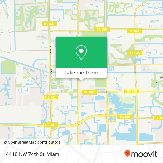 4410 NW 74th St map