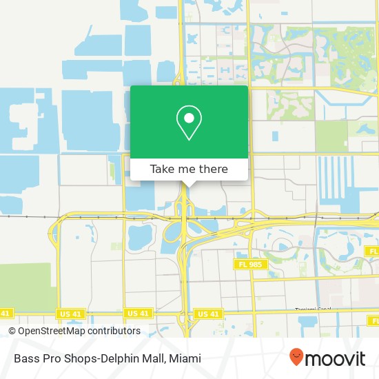Bass Pro Shops-Delphin Mall map