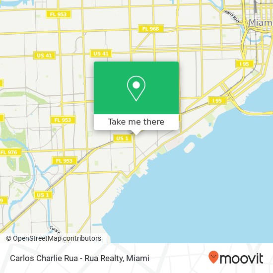 Carlos Charlie Rua - Rua Realty map