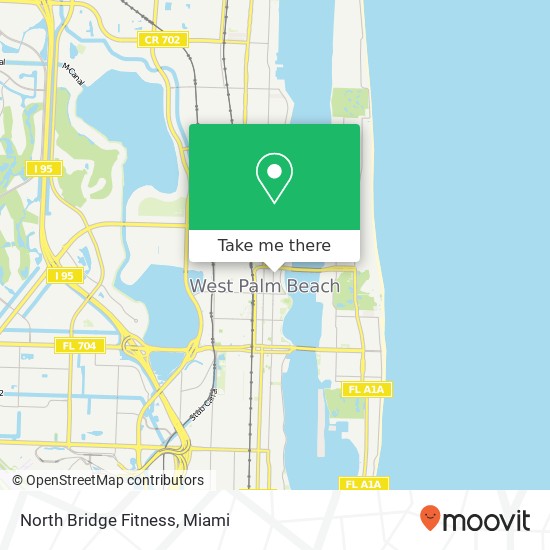 North Bridge Fitness map