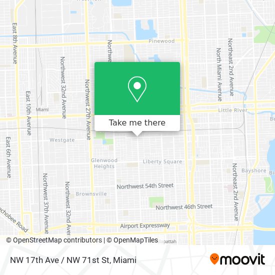 Mapa de NW 17th Ave / NW 71st St