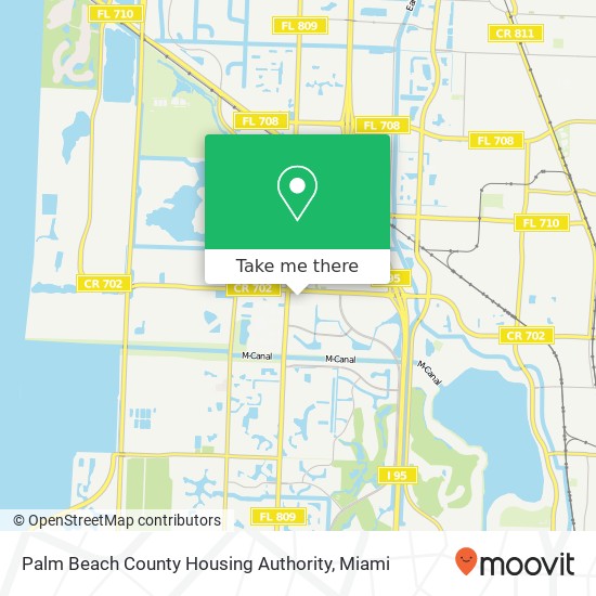 Palm Beach County Housing Authority map