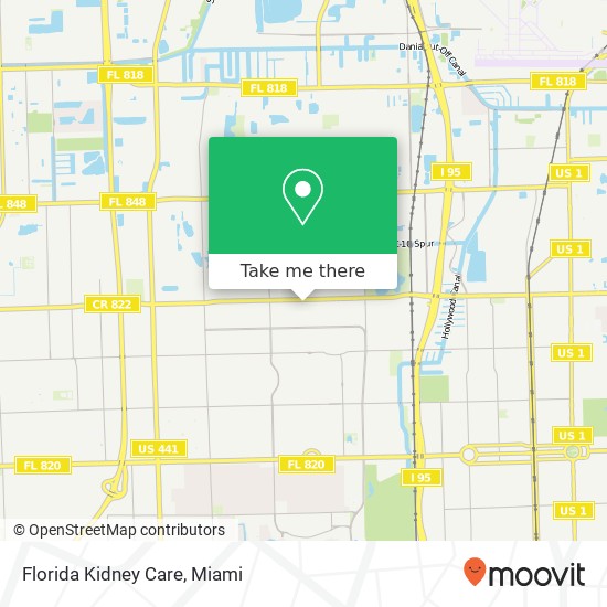 Mapa de Florida Kidney Care