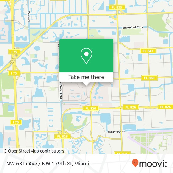 NW 68th Ave / NW 179th St map