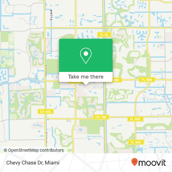 Chevy Chase Dr map