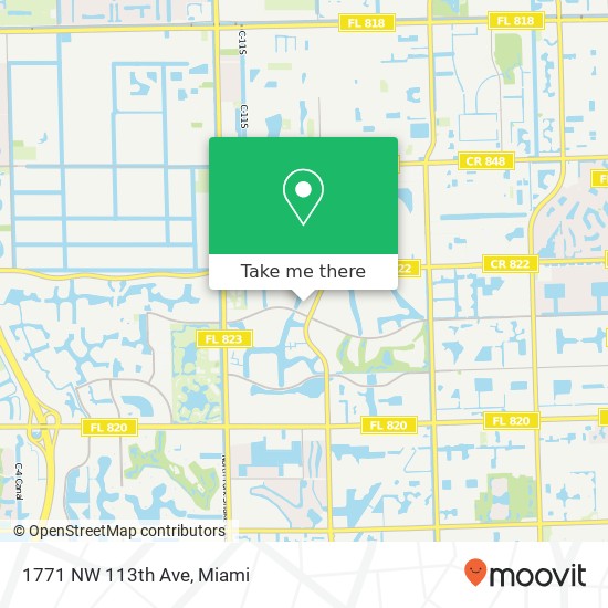 1771 NW 113th Ave map