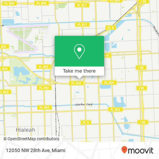 Mapa de 12050 NW 28th Ave