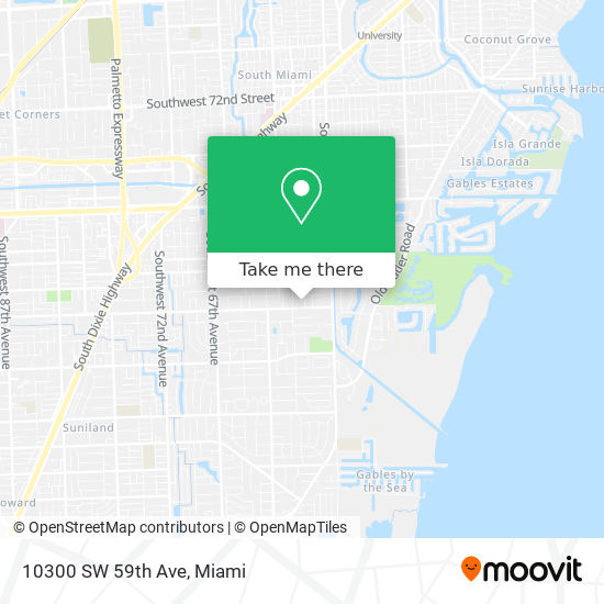 10300 SW 59th Ave map