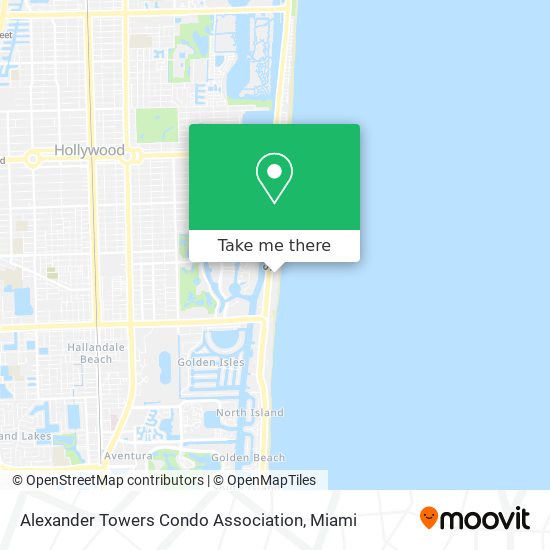 Alexander Towers Condo Association map