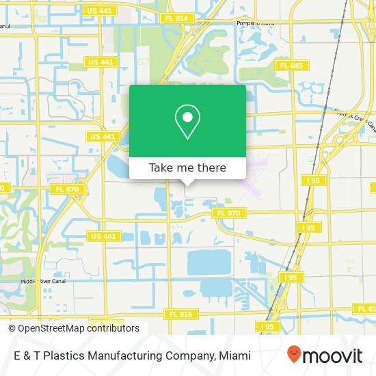 Mapa de E & T Plastics Manufacturing Company