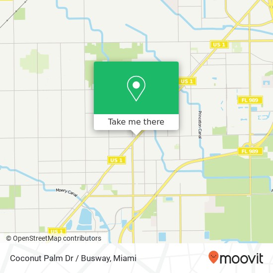 Coconut Palm Dr / Busway map