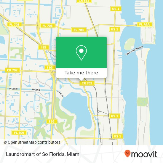 Laundromart of So Florida map