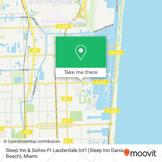 Sleep Inn & Suites-Ft Lauderdale Int'l (Sleep Inn Dania Beach) map