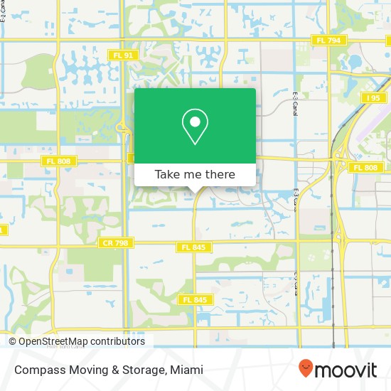 Compass Moving & Storage map
