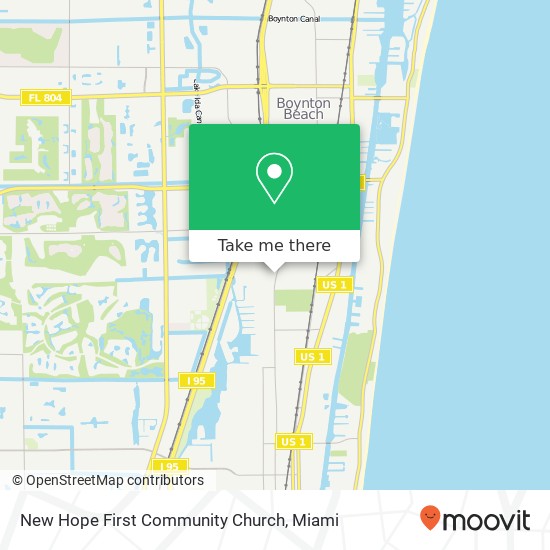 Mapa de New Hope First Community Church