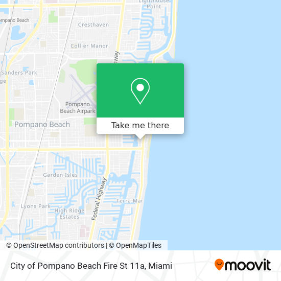 Mapa de City of Pompano Beach Fire St 11a