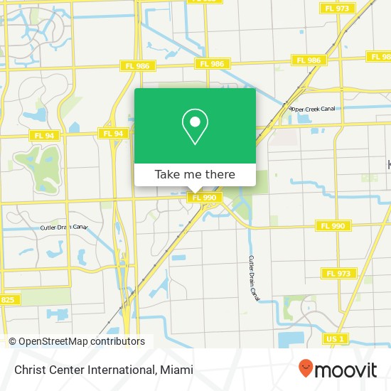 Christ Center International map