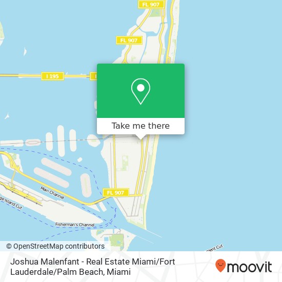 Joshua Malenfant - Real Estate Miami / Fort Lauderdale / Palm Beach map