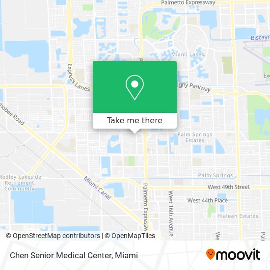 Mapa de Chen Senior Medical Center