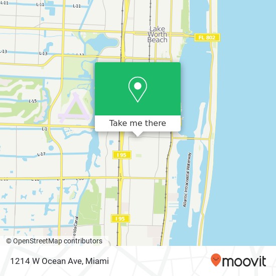 1214 W Ocean Ave map