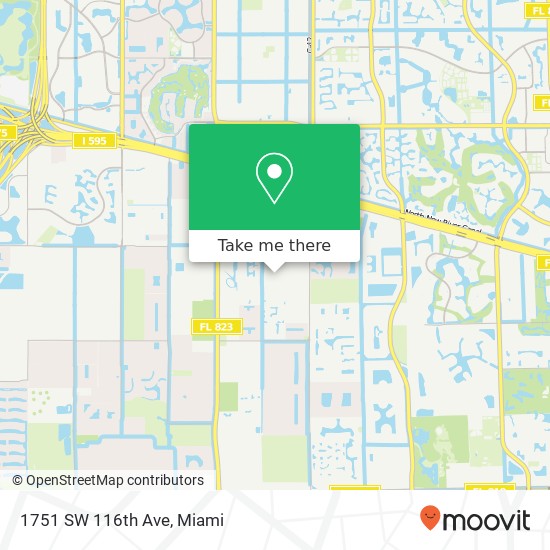 1751 SW 116th Ave map