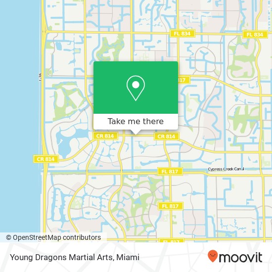 Mapa de Young Dragons Martial Arts