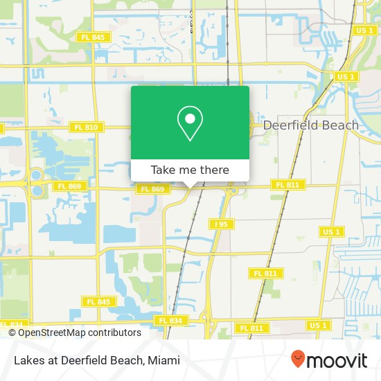 Lakes at Deerfield Beach map