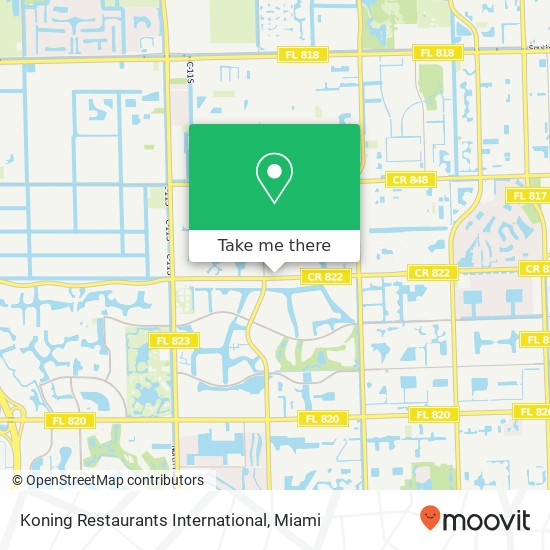 Koning Restaurants International map