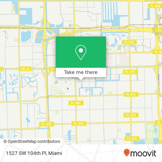 1527 SW 104th Pl map