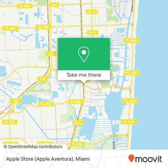 Apple Store (Apple Aventura) map