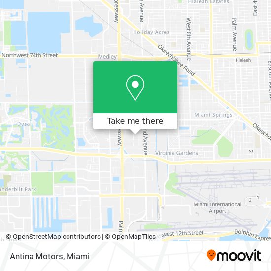 Antina Motors map