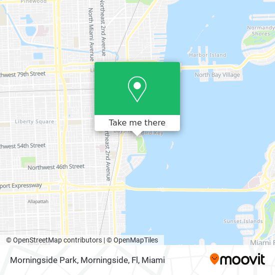 Mapa de Morningside Park, Morningside, Fl