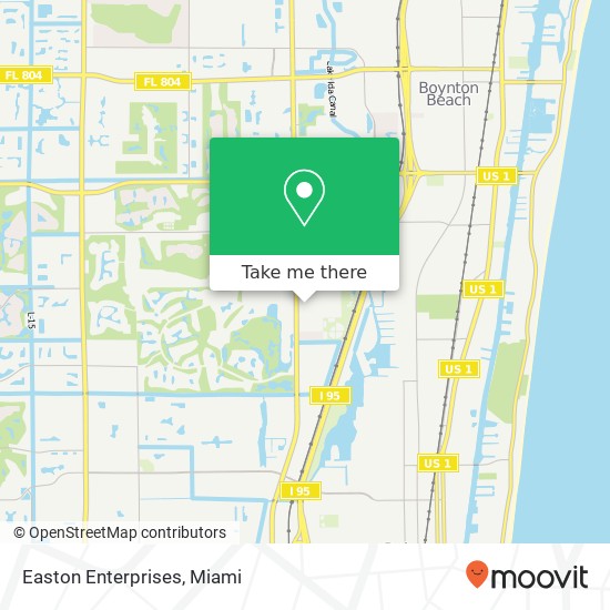 Easton Enterprises map