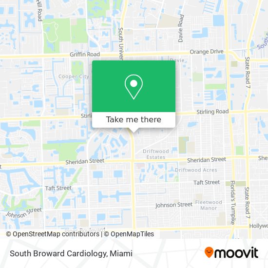 Mapa de South Broward Cardiology