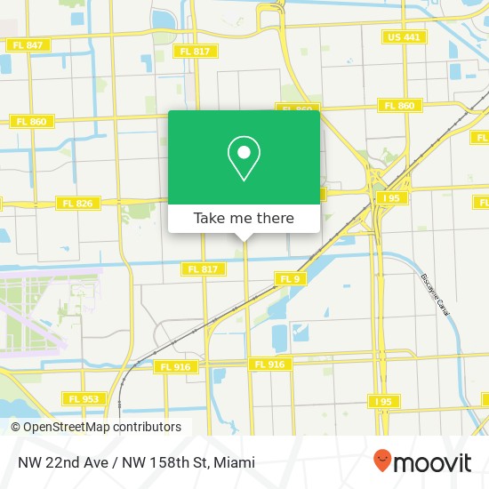 Mapa de NW 22nd Ave / NW 158th St