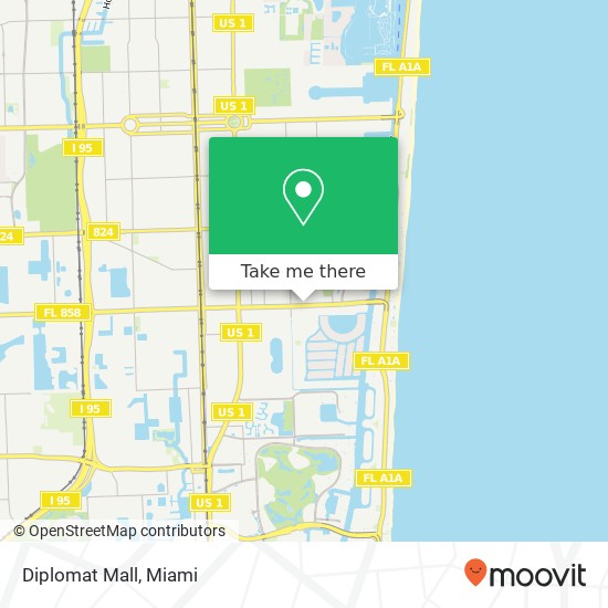 Diplomat Mall map