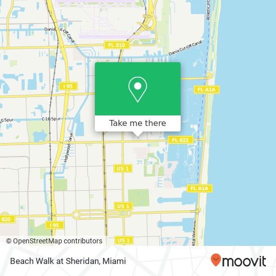Beach Walk at Sheridan map