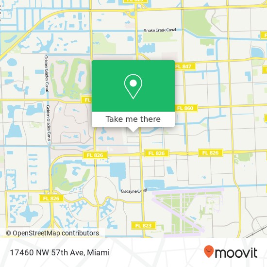 17460 NW 57th Ave map