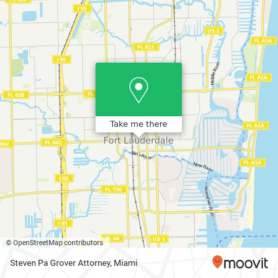 Steven Pa Grover Attorney map