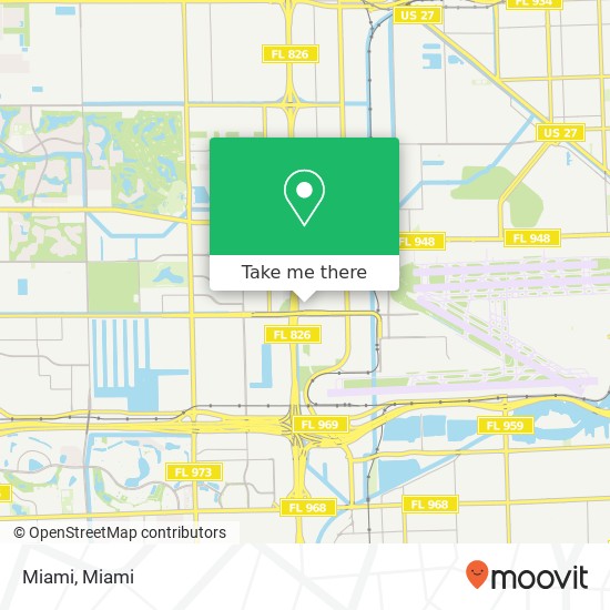 Mapa de Miami