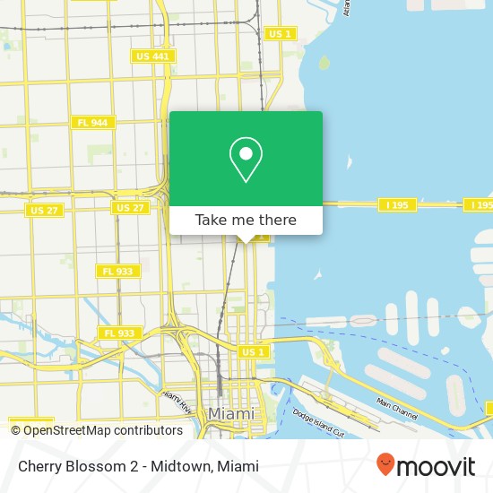 Mapa de Cherry Blossom 2 - Midtown