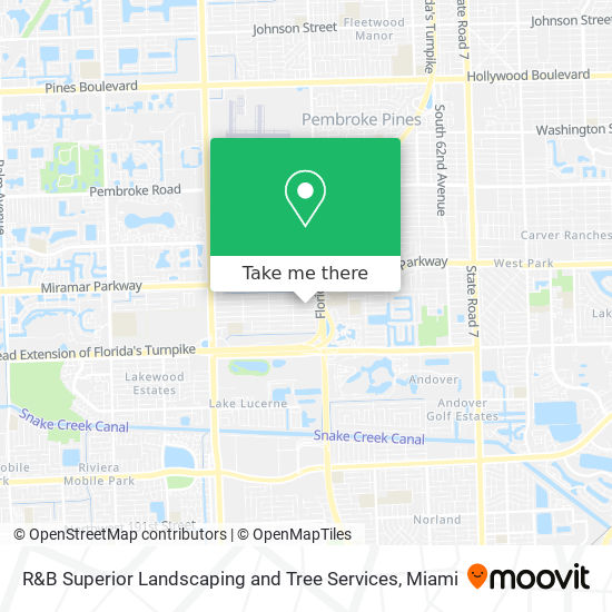 Mapa de R&B Superior Landscaping and Tree Services