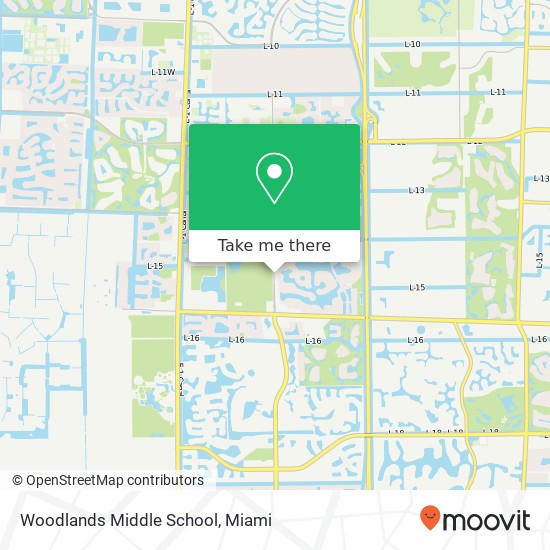 Woodlands Middle School map