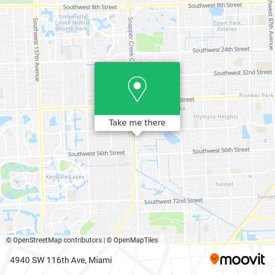 Mapa de 4940 SW 116th Ave