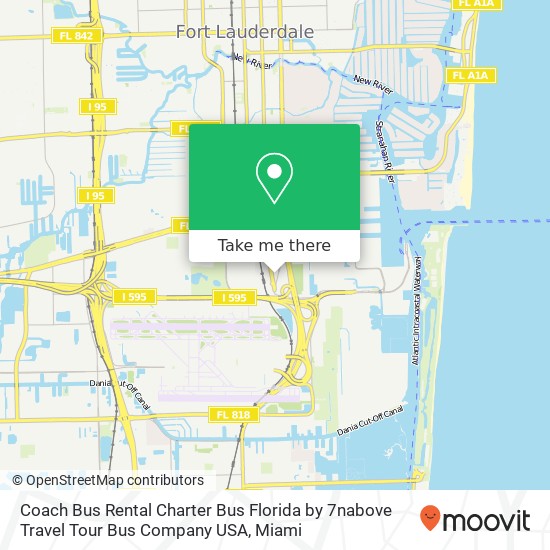 Mapa de Coach Bus Rental Charter Bus Florida by 7nabove Travel Tour Bus Company USA