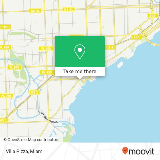 Villa Pizza map