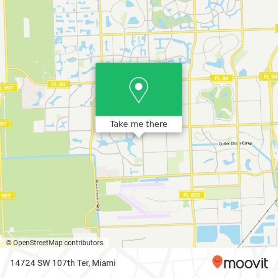 14724 SW 107th Ter map